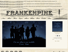 Tablet Screenshot of frankenpinemusic.com